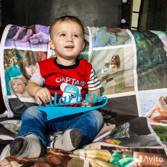 Плед с фото 150х200 флисовый