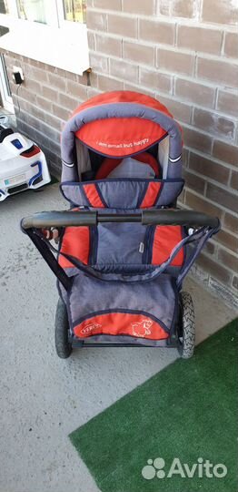 Коляска трансформер verdi красная