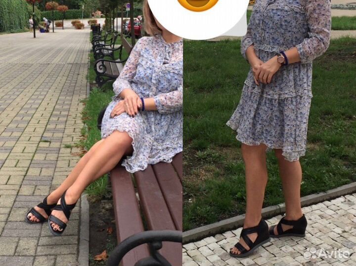 Босоножки кожаные