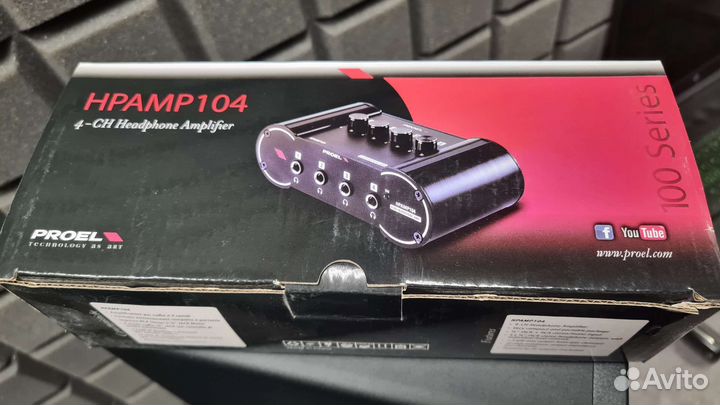 Усилитель для наушников proel hpamp104
