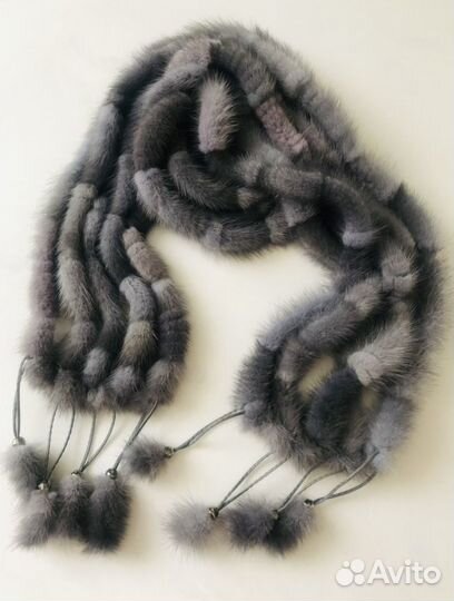 Норковый шарф (новый)