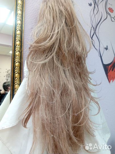 Хвост на заколке