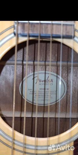 Акустическая гитара fender cd 140s NAT
