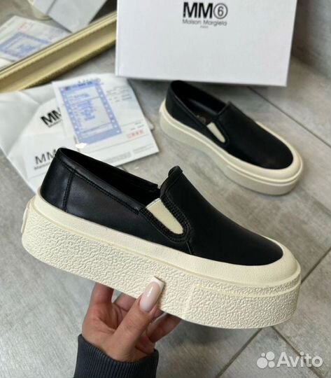 Maison margiela обувь слипоны