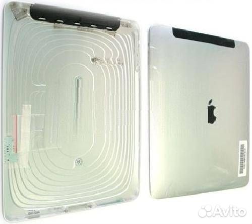 Задняя крышка для iPad 3G + держатель сим Серебро