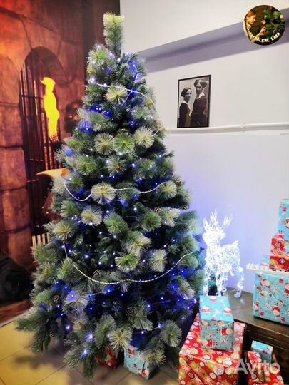 Елка искусственная + украшения в подарок