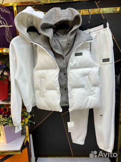 Роскошный костюм - тройка Brunello Cucinelli