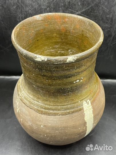 Горшок Старинный Крынка Глечик Глиняный Винтаж