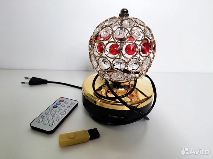 Диско-шар (проектор) с USB-флешкой и пультом.Новый