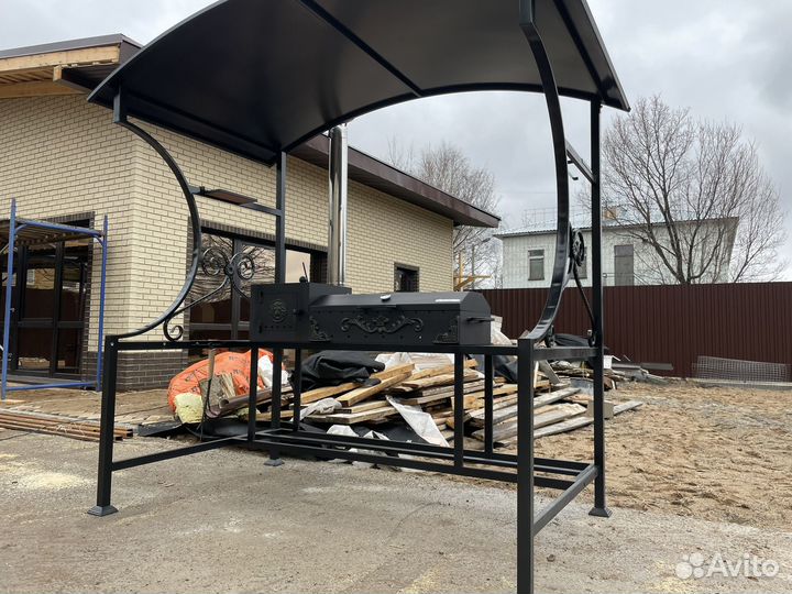 Мангал 5мм с крышей