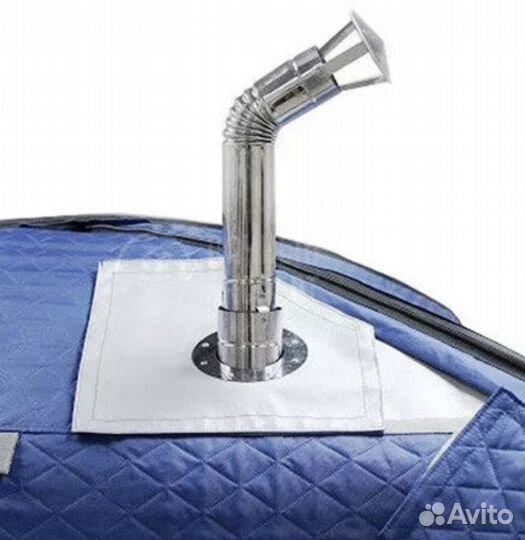 Переходник для палатки - дымоход 80 мм