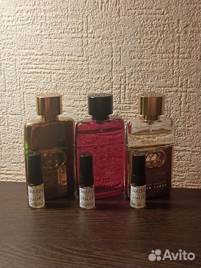 Gucci, Trussardi, Eisenberg, Chloe, Lancome