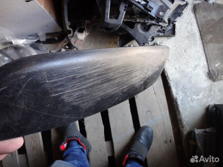 Пежо 307 Накладка переднего бампера левая 05-08