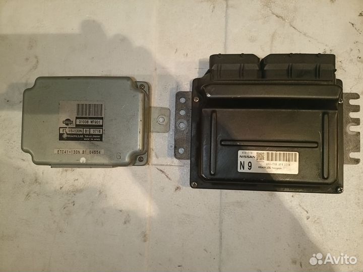 Блок управления двигателем nissan qr20