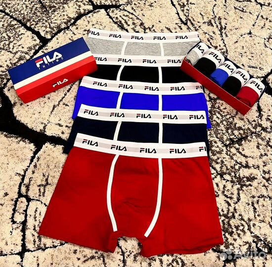Трусы мужские боксеры fila