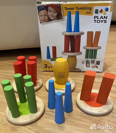 Игрушки Plan Toys развивающие конструкторы