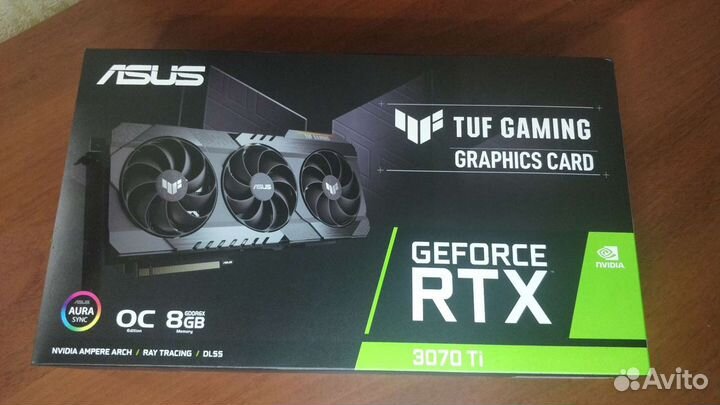 Видеокарта asus TUF Gaming GeForce RTX 3070 Ti