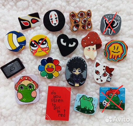 Деревянные значки