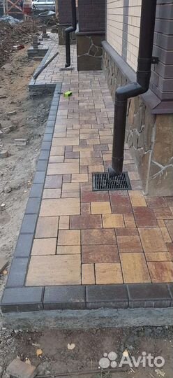 Благоустройство,Укладка асфальта,Укладка брусчатка