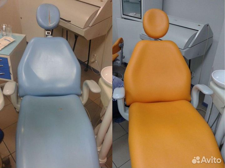 Перетяжка стоматологических кресел
