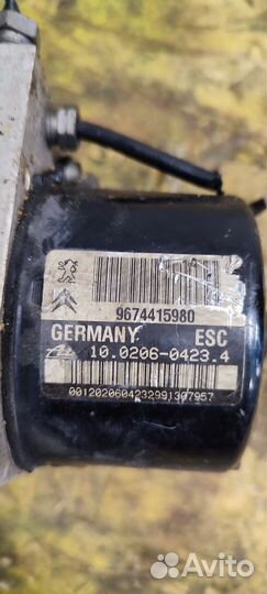 Блок ABS Citroen C3 A51 2009-2013 Ситроен С3
