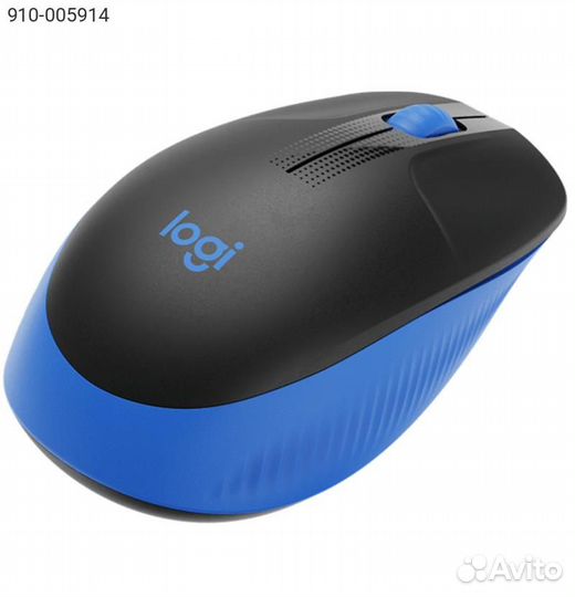 910-005914, Мышь Logitech M190 Беспроводная чёрно-си