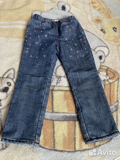 Джинсы утепленные для девочки