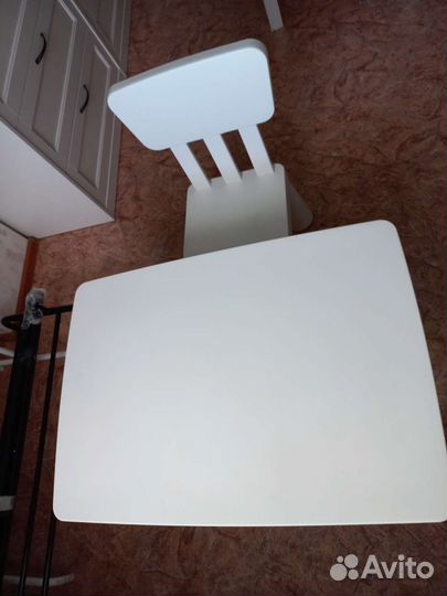 Стол и стул маммут IKEA