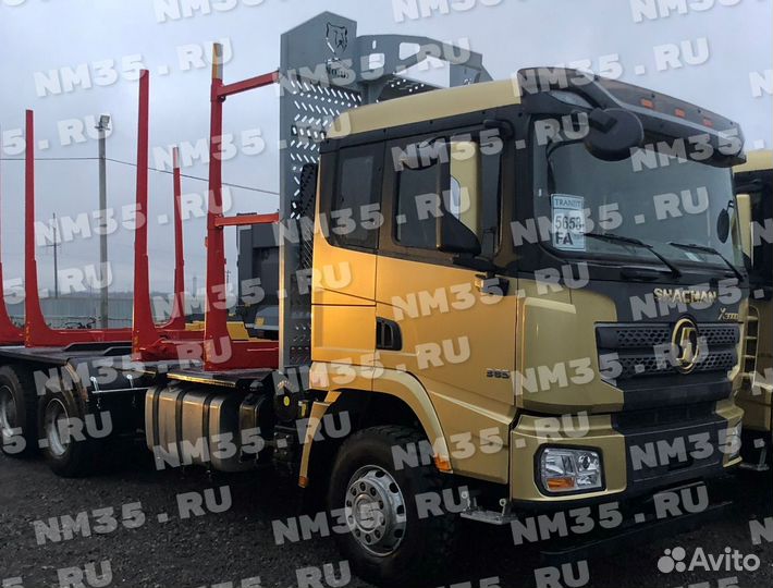 Лесовоз на базе шасси Shacman SX32586T384C 6x4