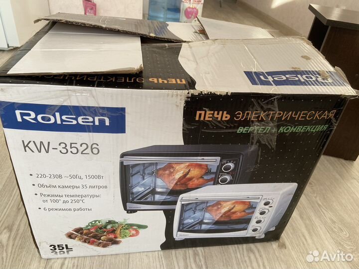 Электрическая мини печь духовка бу