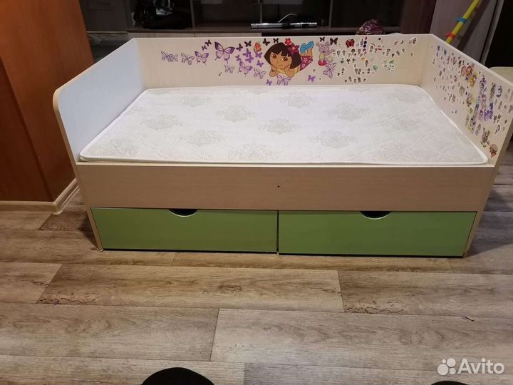 Детская кровать от 3 лет с бортиками бу