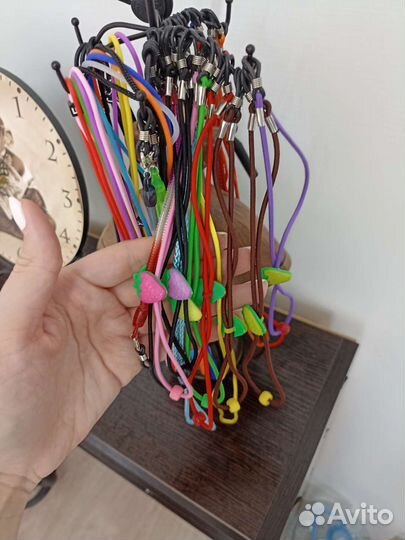 Детские шнурки и резинки для очков