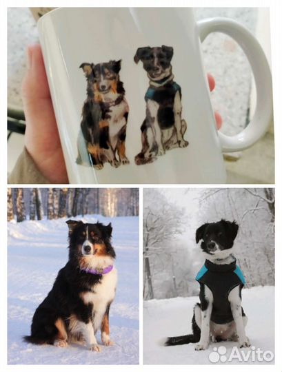 Портрет питомца на кружке