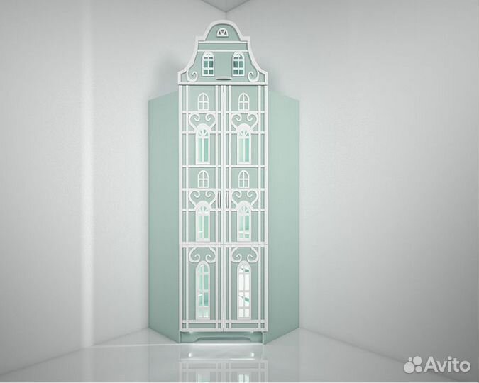 Детский угловой шкаф Версаль в детскую комнату Д-7