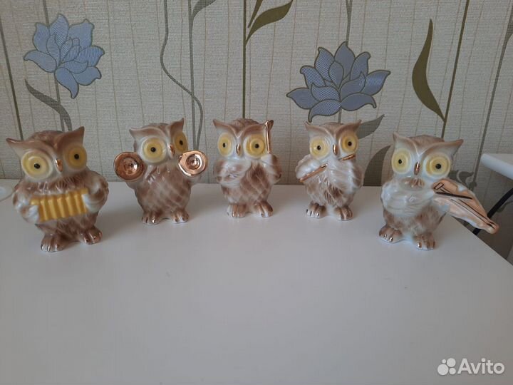 Совы фарфор