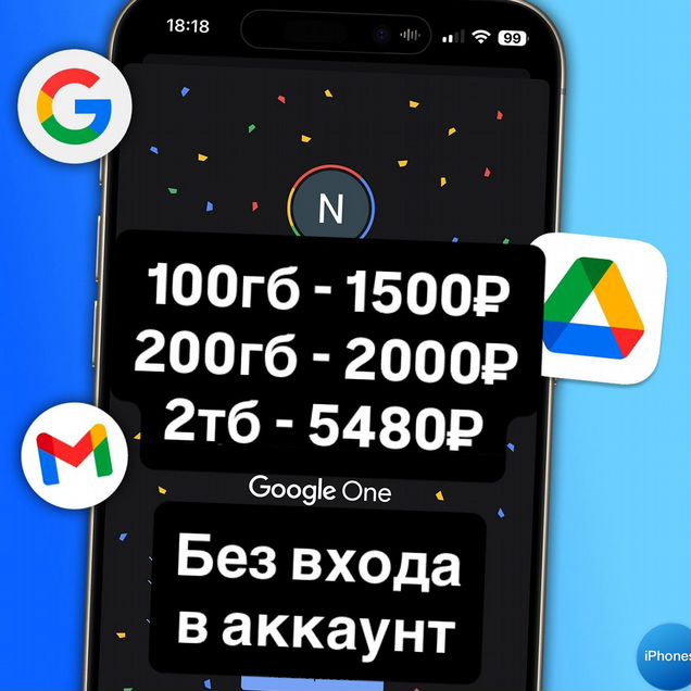Гугл Диск / Google One / Без Входа