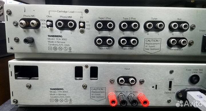 Усилитель 2-х блочный Tandberg TCA3002 TPA3003