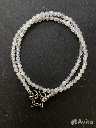 Чокер из лунного камня