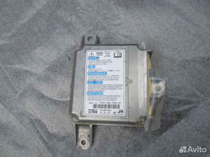 Блок управления AIR BAG Honda Civic viii Рестайлин