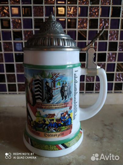 Старая немецкая пивная кружка