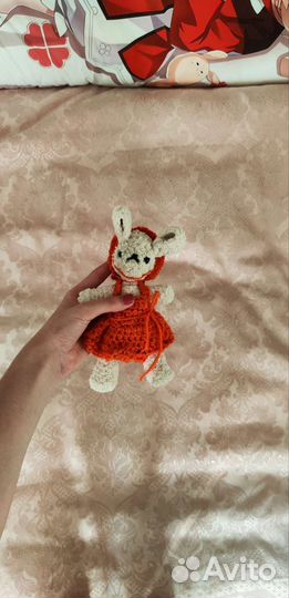 Зайка ведьмочка игрушка ручной работы