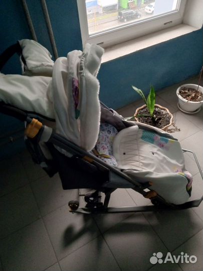 Детские санки коляска бу