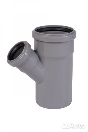 Тройник пп 90х50/45 серый, Ostendorf HT