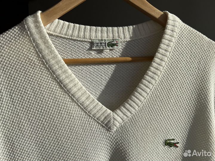 Винтажная жилетка Lacoste Франция