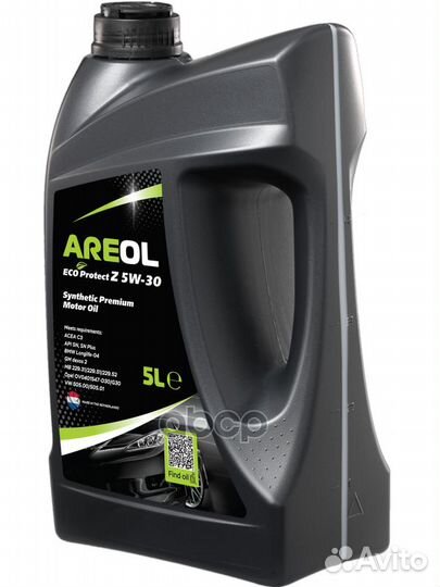 Areol ECO Protect Z 5W30 (5L) масло моторное с