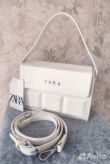 Сумка женская Zara джинс на плечо