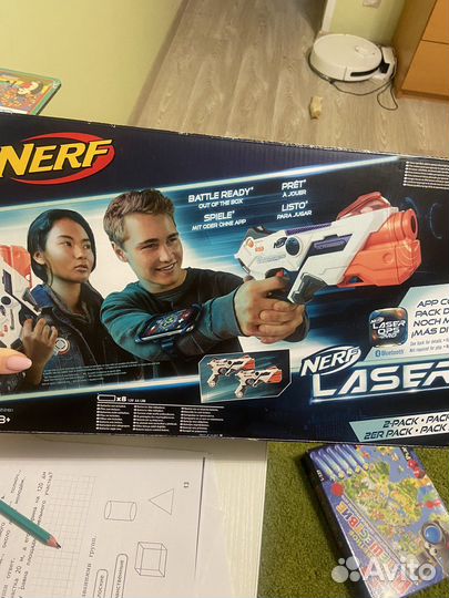 Бластер nerf laser ops pro