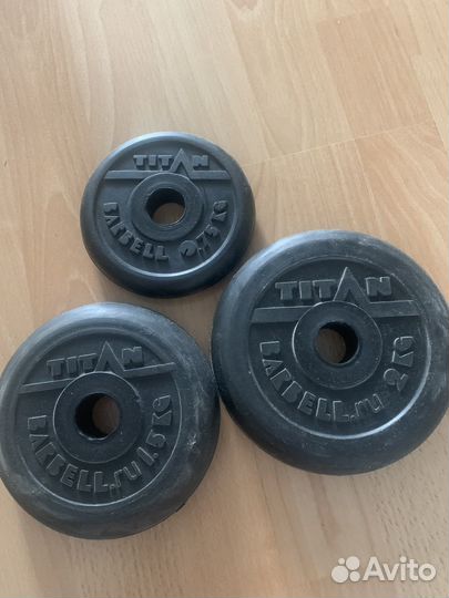 Гантели разборные