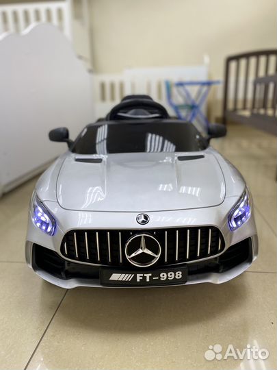 Детский электромобиль mercedes benz gt (акула)