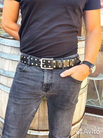 Ремень кожаный 
